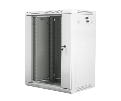 Szafa RACK Lanberg Wisząca 19" 15U 600x450mm jednosekcyjna (szara)